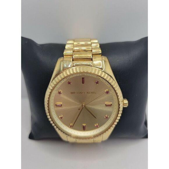 MICHAEL KORS Blake MK3246 Unisex Stainless Steel Analog Dial Quartz Watch AM130 - Picture 1 of 10